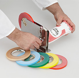 Stainless steel bag taping machine